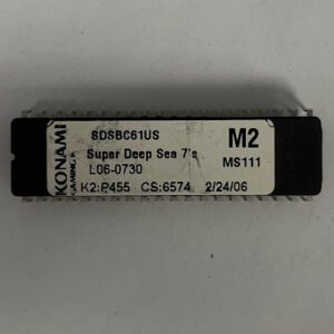 Bios Rom For Konami Games, Game Name: Super Deep Sea 7's, Part Numbers: K2: P455, CS: 6574, M2, GETT Part Number: Bio-Kon-322