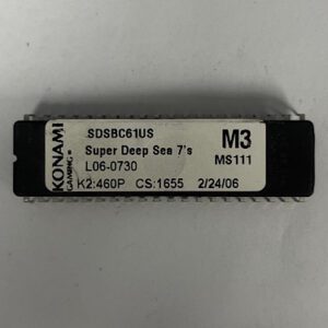 Bios Rom For Konami Games, Game Name: Super Deep Sea 7's, Part Numbers: K2: 460P, CS: 1655, M3, GETT Part Number: Bio-Kon-323