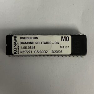 Bios Rom For Konami Games, Game Name: Diamond Solitaire - Dlx, Part Numbers: K2: 7271, CS: 30D2, M0, GETT Part Number: Bio-Kon-328
