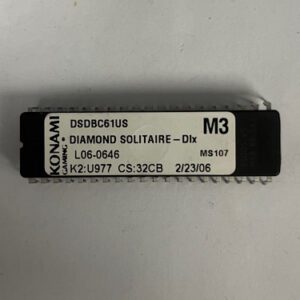 Bios Rom For Konami Games, Game Name: Diamond Solitaire - Dlx, Part Numbers: K2: U977, CS: 32CB, M3, GETT Part Number: Bio-Kon-331