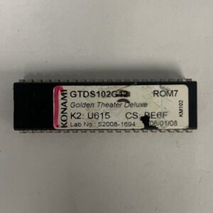 Bios Rom For Konami Games, Game Name: Golden Theater Deluxe, Part Numbers: K2: U615, CS: BE6F, Rom7, GETT Part Number: Bio-Kon-333