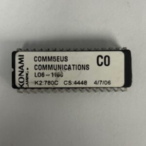 Communications Bios Rom For Konami Games, Part Numbers: COMM5EUS, K2: 780C, CS: 4448, C0, GETT Part Number: Bio-Kon-335