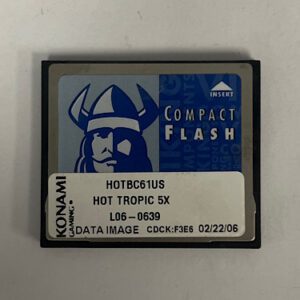 Game Software For Konami Games, Game Name; Hot Tropic 5X, Part Numbers: CDCK: F3E6, GETT Part Number: SFT-Kon-340