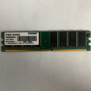 1GB PC - 3200 CL3 Ram For patriot Memory, GETT Part Number: RAM131