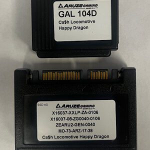 Half Slim Type SSD For Aruze Gaming., Game Name: Ca$h Locomotive Happy Dragon, 2 Parts, GETT Part Number: HSSD-ARZ-117