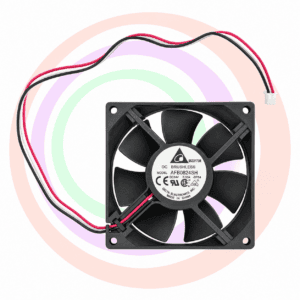 24V x .33A 2 wire cased fan. Delta fan brand, Model AFB0824SH GETT Part FAN312