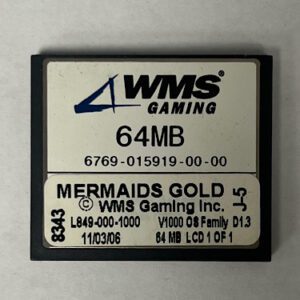 Game Software For WMS Gaming INC., Game Name: Mermaids Gold, GETT Part Number: SFT-WMS-356