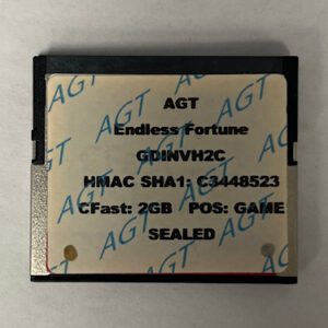 Game Software For Ainsworth AGT, Game Name: Endless Fortune, Part Numbers: GDINVH2C, GETT Part Number: SFT-AIN-153