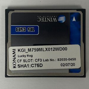 Game Software For Konami Games, Game Name: Lucky Hog, Part Numbers: KGI_M759MLX012WD00, GETT Part Number: Sft-Kon-345