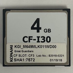 Game Software for Konami Games, Game Name: Great Guardians, GETT Part Number: Sft-Kon-349