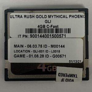 Game Software For Gaming Labs International, Game Name: Ultra Rush Gold Mythical Pheonix, GETT Part Number: Sft-Gli-114