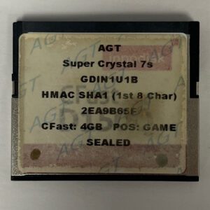 Game Software For Ainsworth Technologies, Game Name: Super Crystal 7's, GETT Part Number: Sft-Ain-154