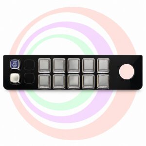 OLED Button Panel deck for use with Aruze Cube X Games. Full OLED deck without SPIN button. GETT Part BP236