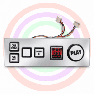 Button Panel for use with Everi/ Multi Media Games Player Classic. Static buttons only. Refurbished. Everi part 240000-00438. GETT Part BP235